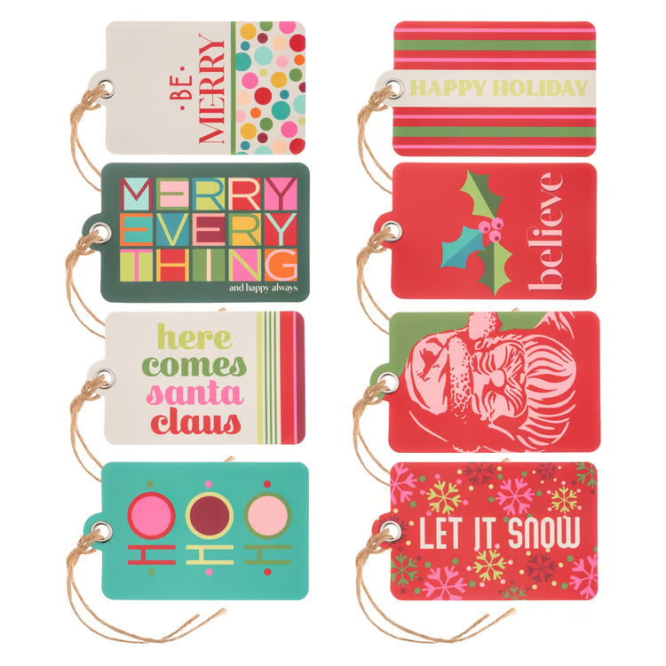 Retro Holiday Gift Tags
