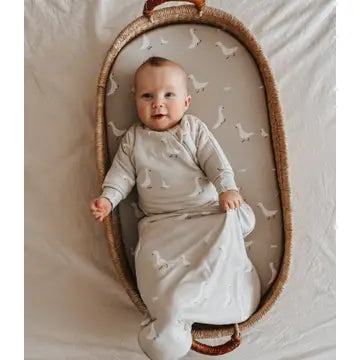 Long Sleeve Transitional Swaddle Sack 1.0 TOG- Goose