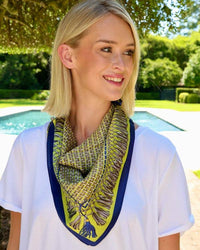 Wilmont Tassel Scarf -Green