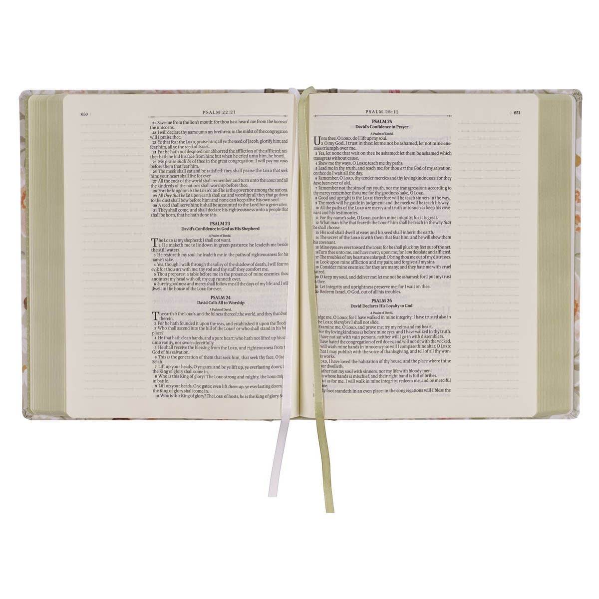 KJV The Note-taking Bible-Your Will Be Done Luke 22:42-Pink