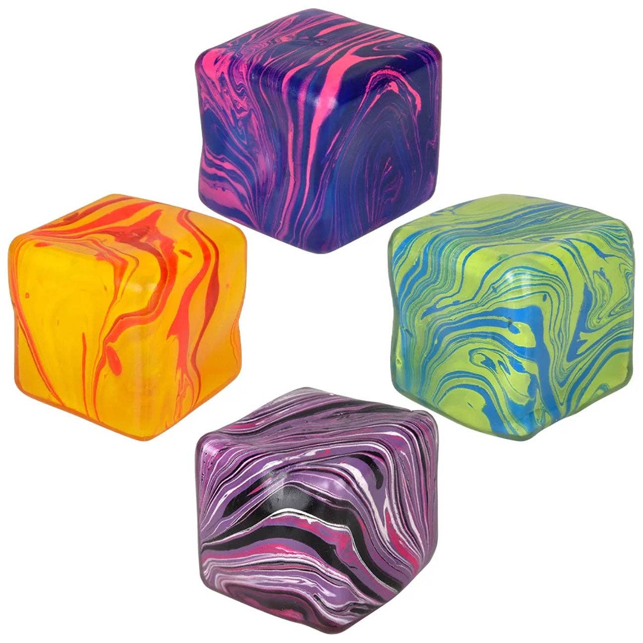 Swirl Marbled Sugar Ice Cube Squishy
