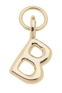 Initial Charms in Shiny Gold