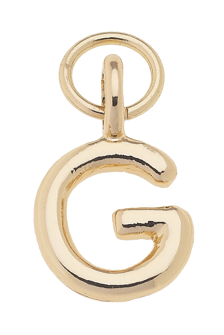 Initial Charms in Shiny Gold