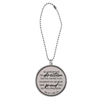 Auto Dangle Graduation Silver Compass