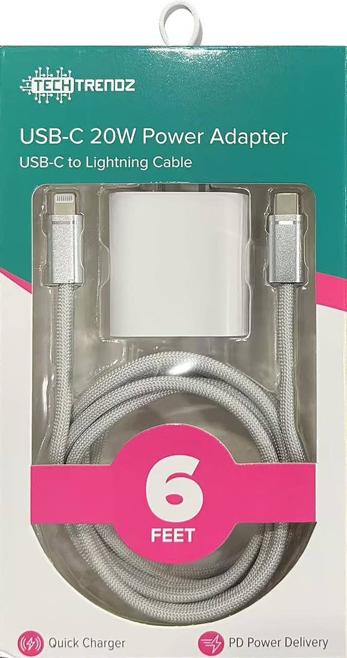 6ft. USBC to Lightning Fast Charging Set