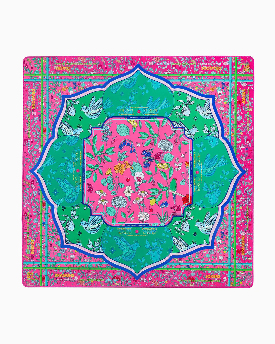 Oh My Mahjong Neoprene Mahjong Mats - Enchanted (Canvas Bag)