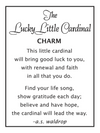 The christmas Cardinal From Heaven Charms