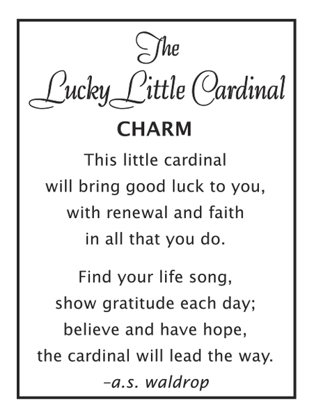 The christmas Cardinal From Heaven Charms