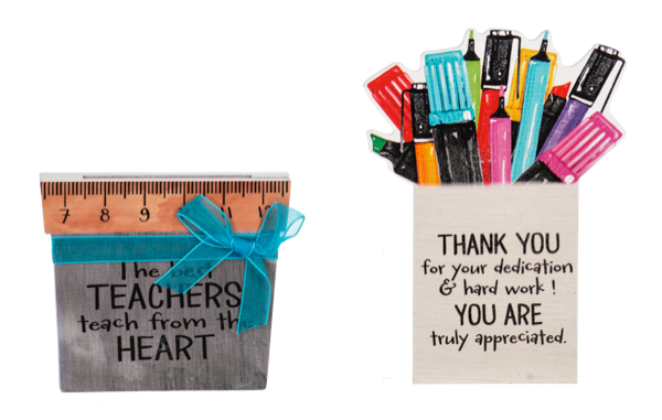 Hidden Message 2 pc Gift Card Holders for Teachers