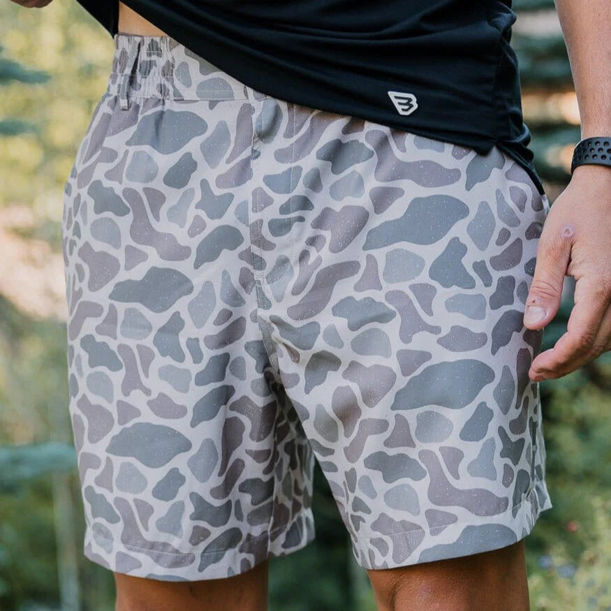 Everyday Short - Classic Deer Camo Grey Pocket