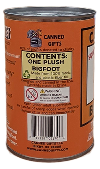 Squatch the Canned Bigfoot
