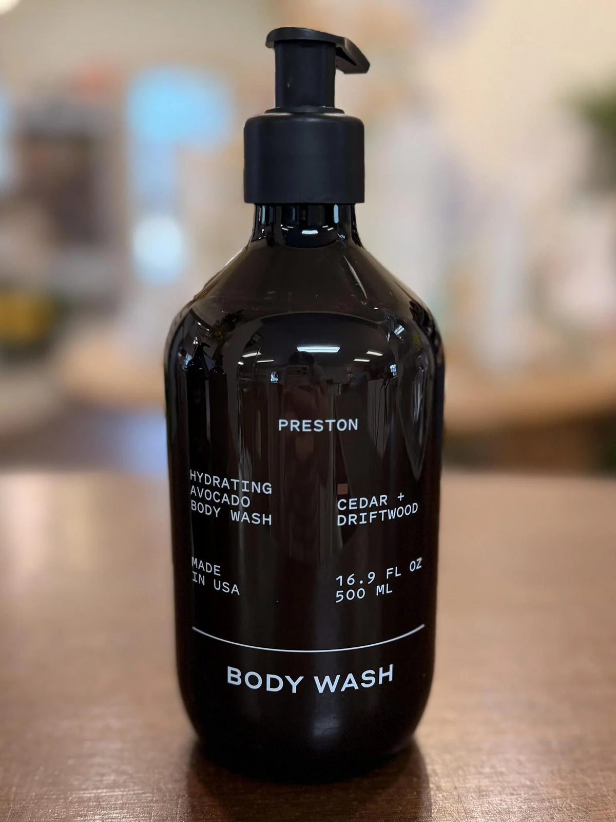 Preston Body Wash - Cedar & Driftwood -16.9oz