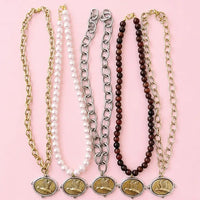 The Mixed Metal Signature Duck Necklace