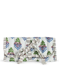Leighton Quilted Jewelry Roll-Blue/Multi