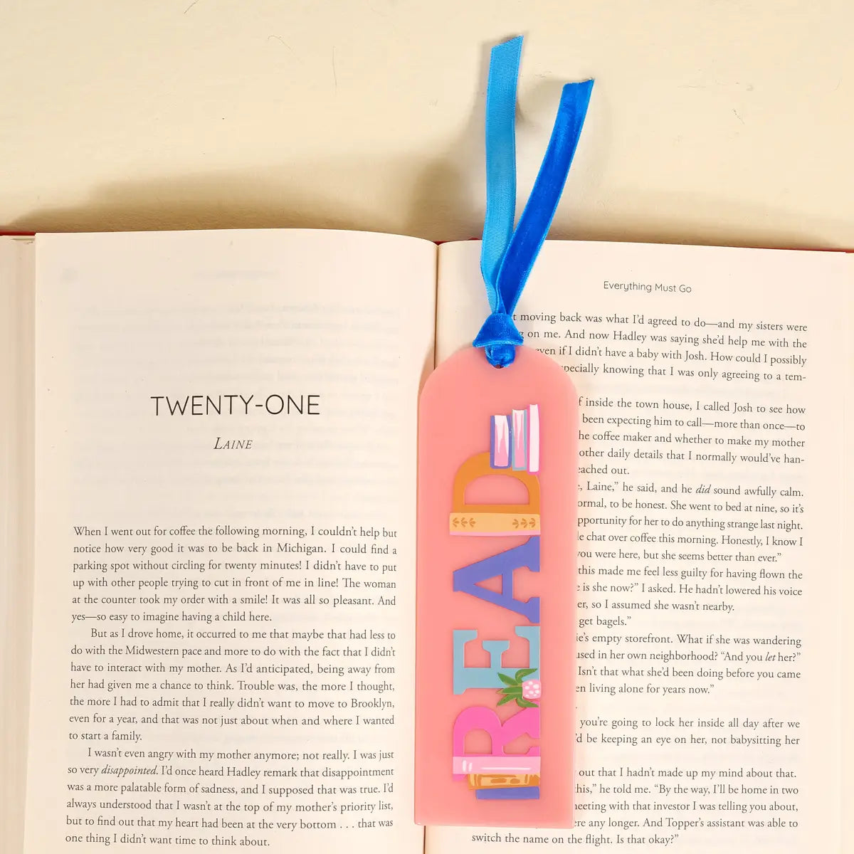 Acrylic Bookmark-Read