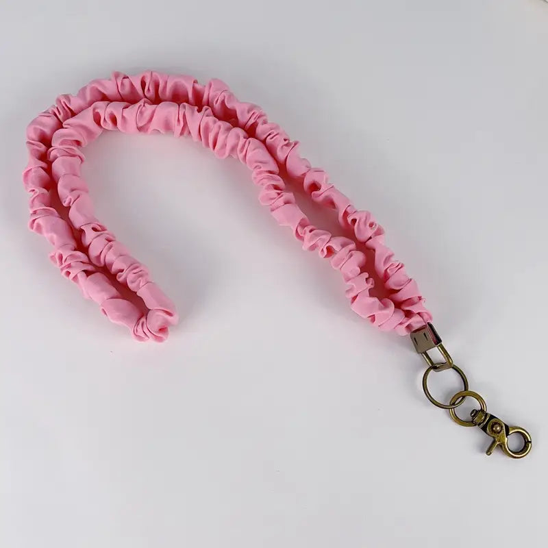 Silk Scrunchie Lanyard