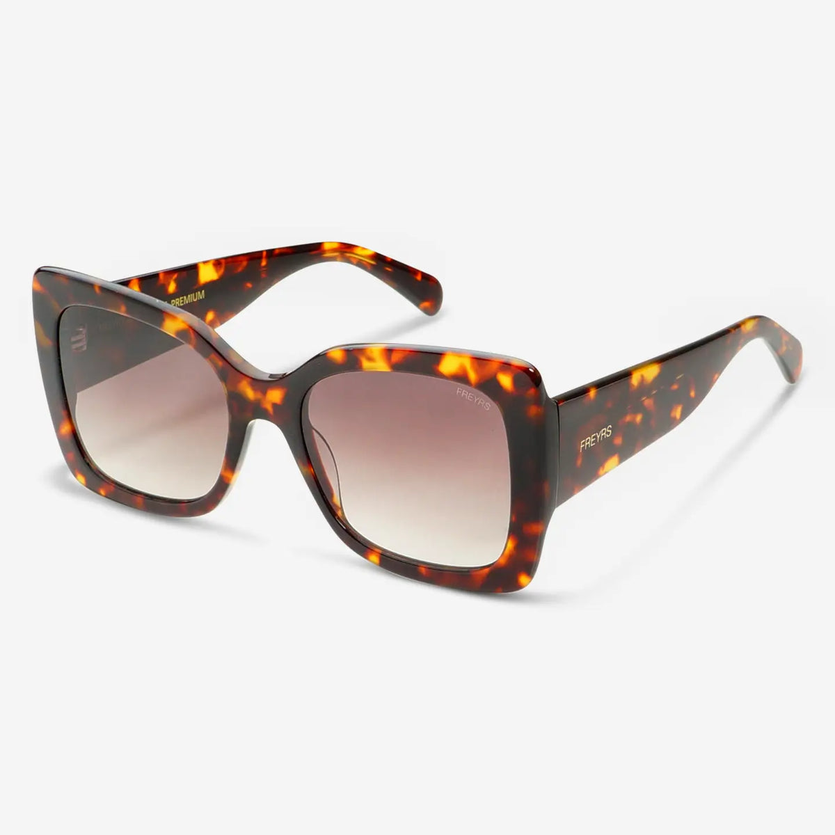 Fiona Oversized Womens Acetate Sunglasses: Dark Tortoise 220-2