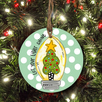 Wooden Round Ornaments