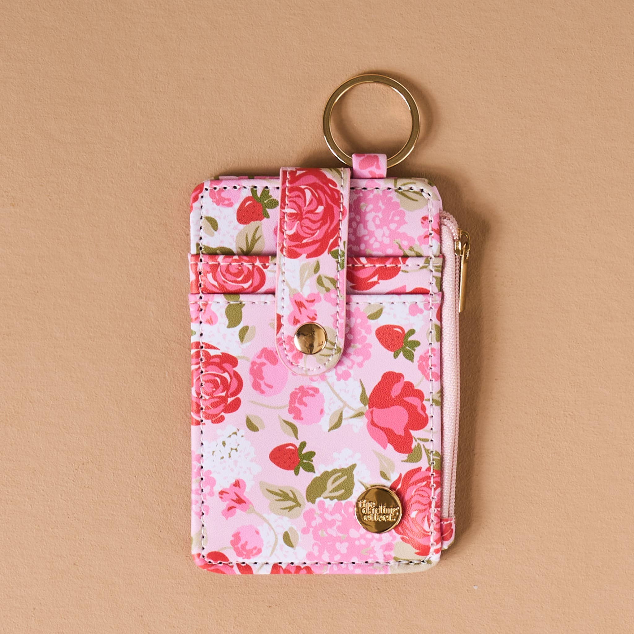 Keychain Wallet-Rose Garden