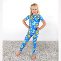 Archie Axolotl Two Piece Bamboo Kids Lounge Set