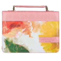 Bible Cover Fashion Watercolor His Mercy Never Fails: Large