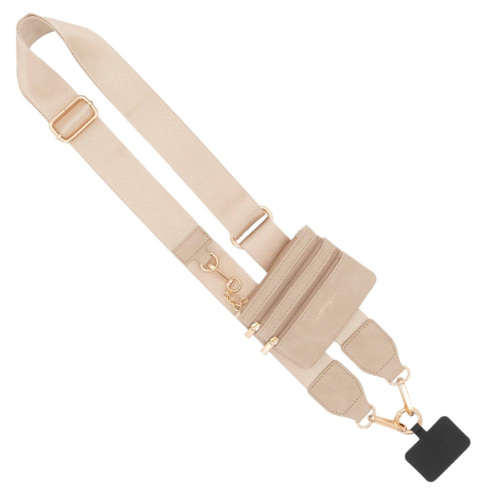Clip & Go Strap with Pouch - Neutral Collection: Taupe