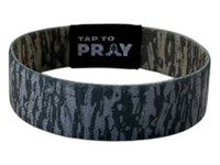 Tap To Pray™ Wristbands - Tree Bark Camo Brown & Grey