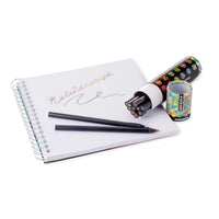 Kaleidoscope Multi-Colored Pencil Tube