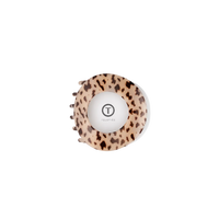 Flat Circle Hair Clip  - Blonde Tortoise