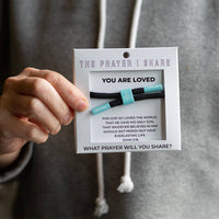 You Are Loved Christian Cord Bracelet