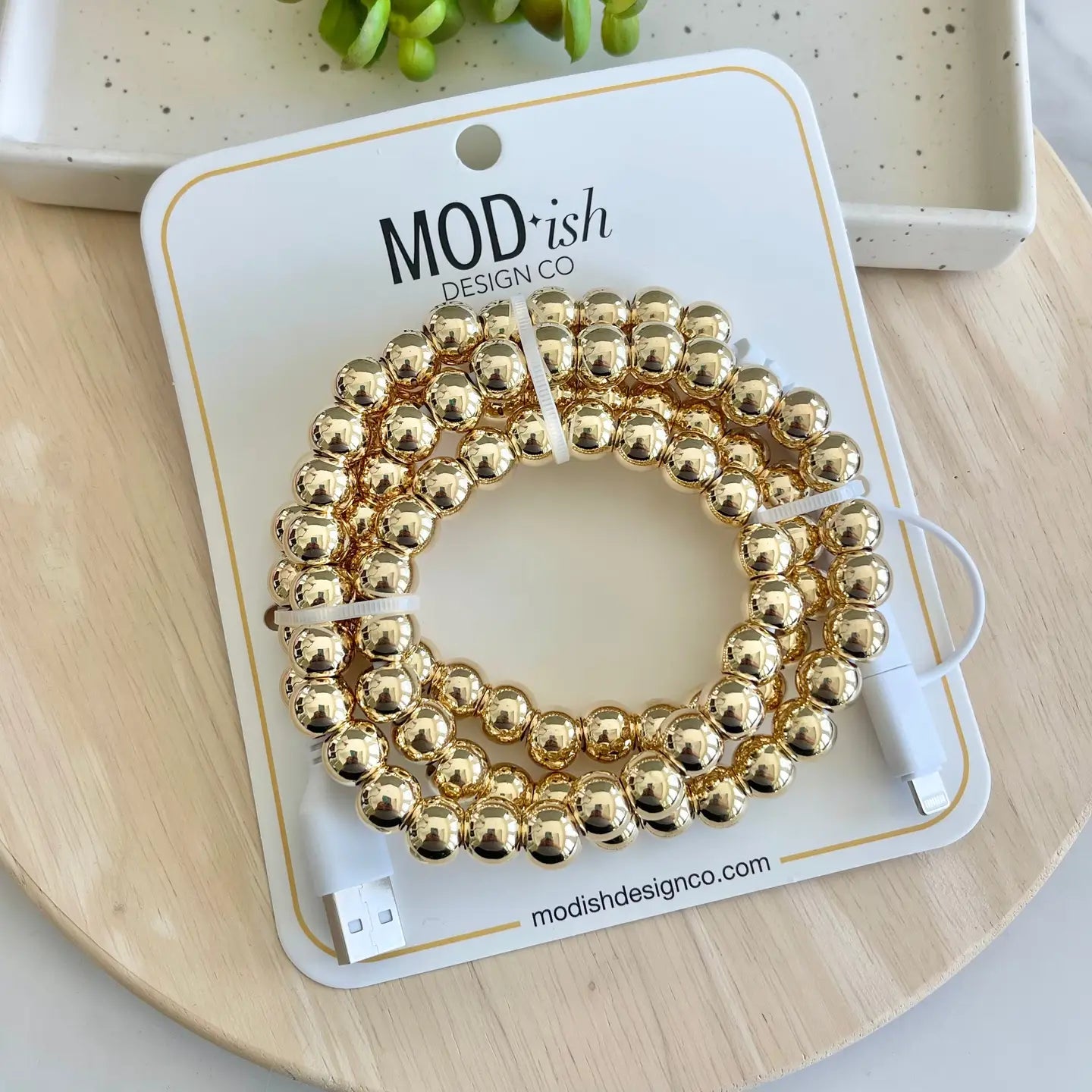 Beaded Phone Chargers