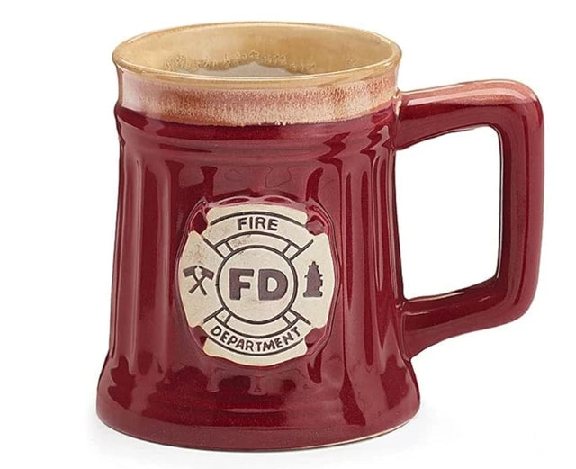 Red Fire Department Mug