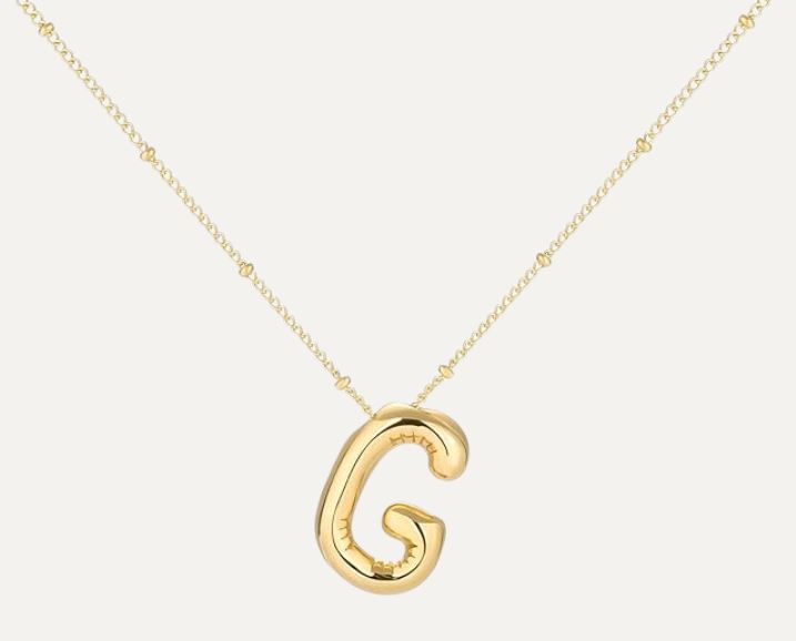 Bubble Letter Necklace