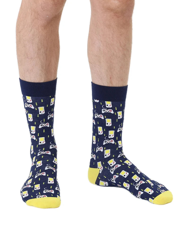 Gamer Mens Bamboo Crew Socks