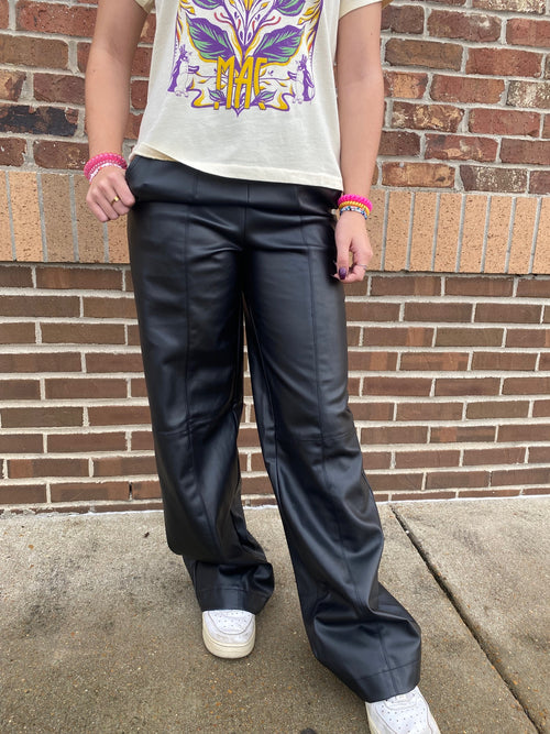 Gia Vegan Leather Pant