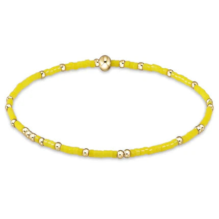 Gameday Hope Unwritten Bracelet- Gold- Yellow