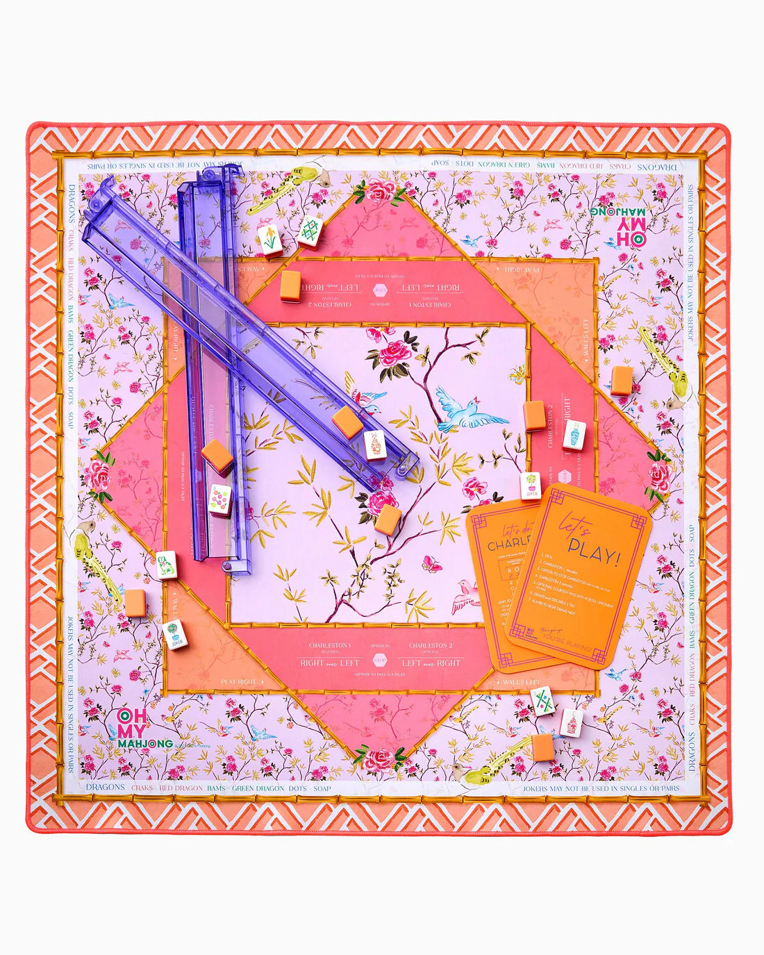 Oh My Mahjong Neoprene Mahjong Mats - Goldie in Tube