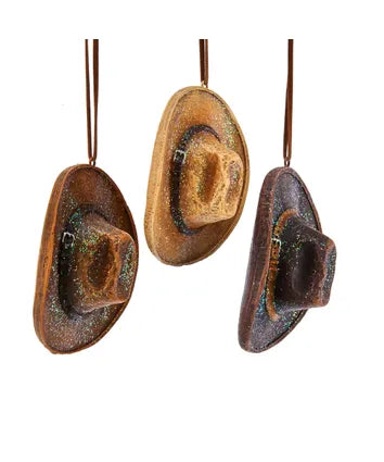 Resin Cowboy Hat Ornament