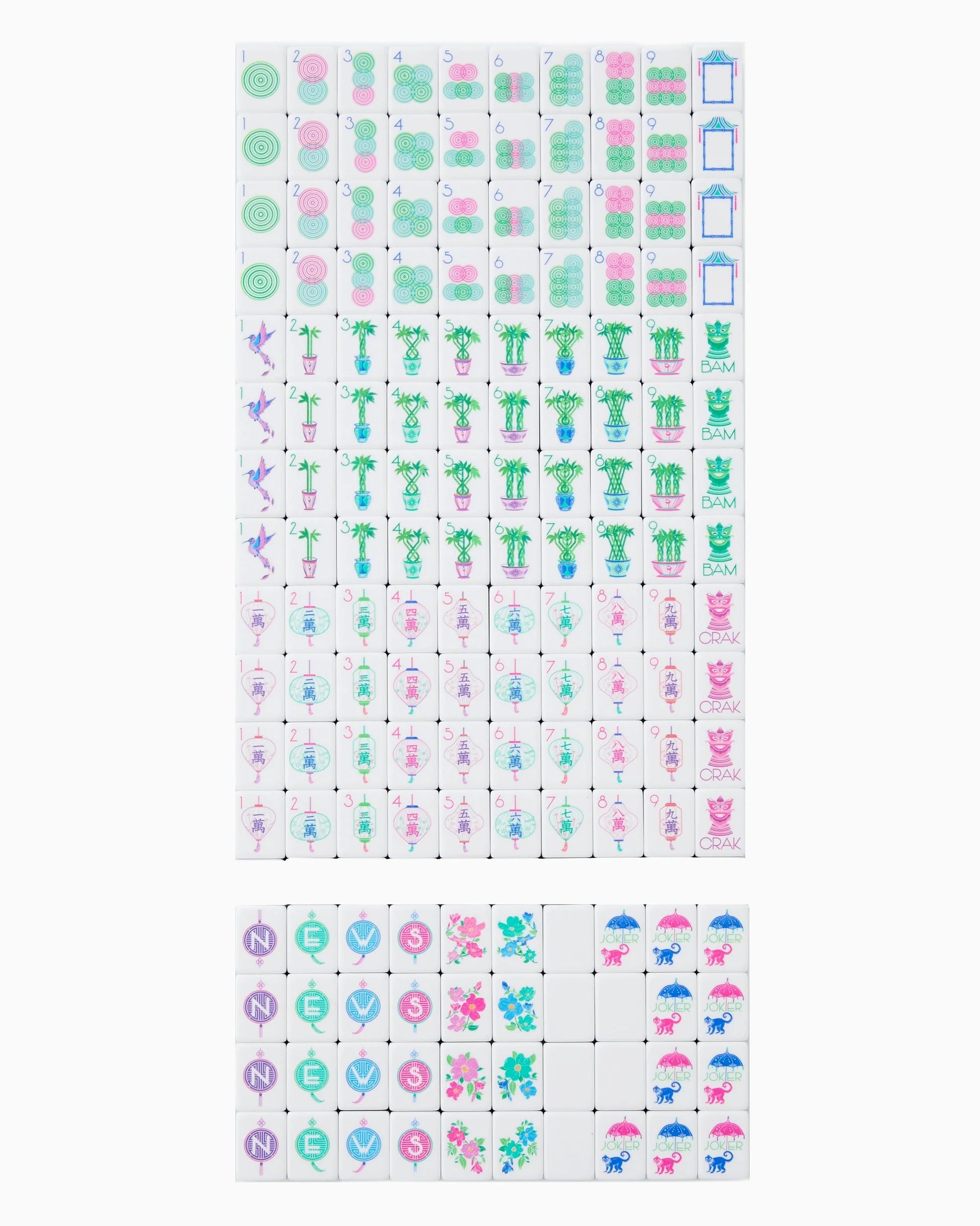 Oh My Mahjong Tile Set - Jasmine