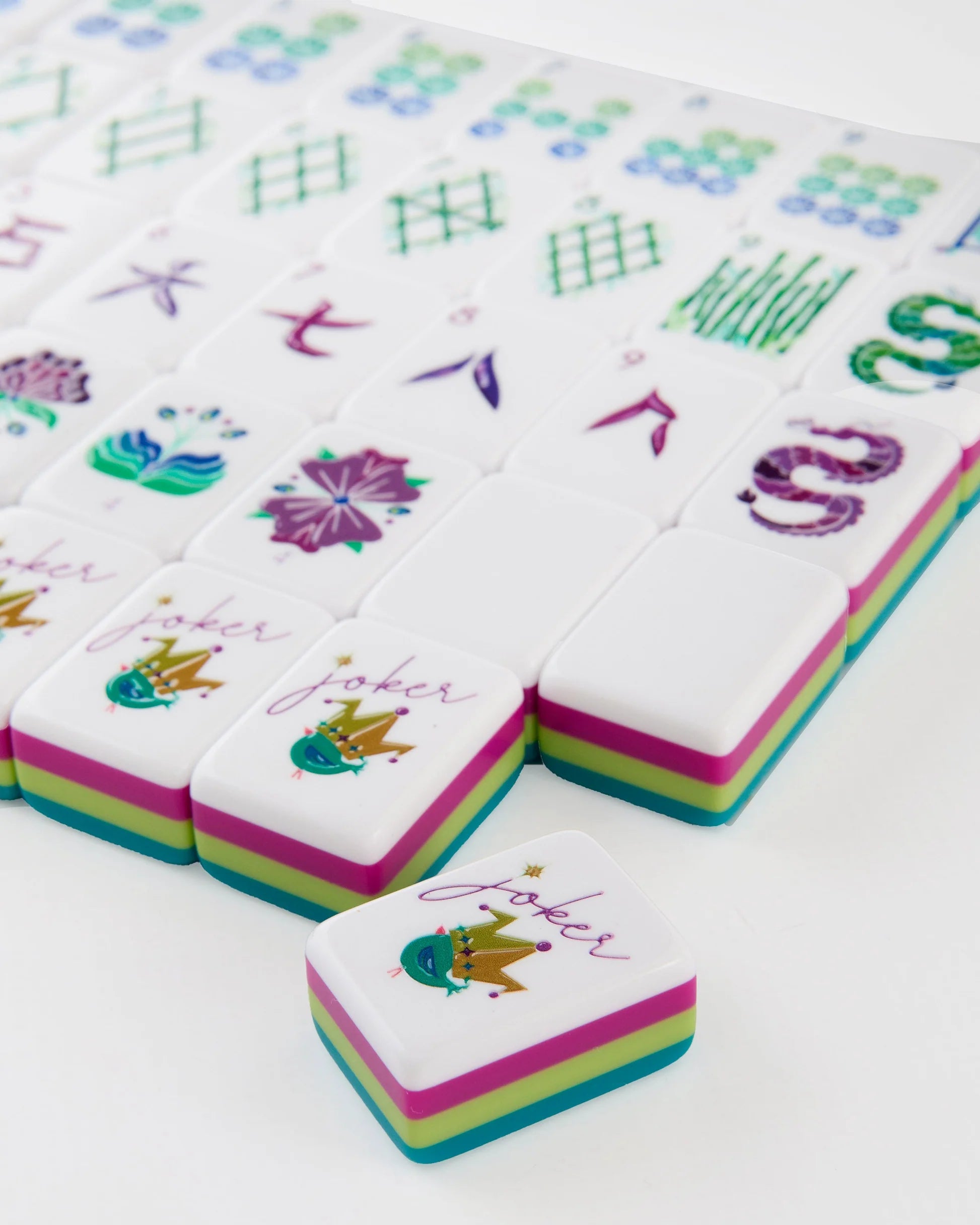 Oh My Mahjong Tile Set - Lagoon