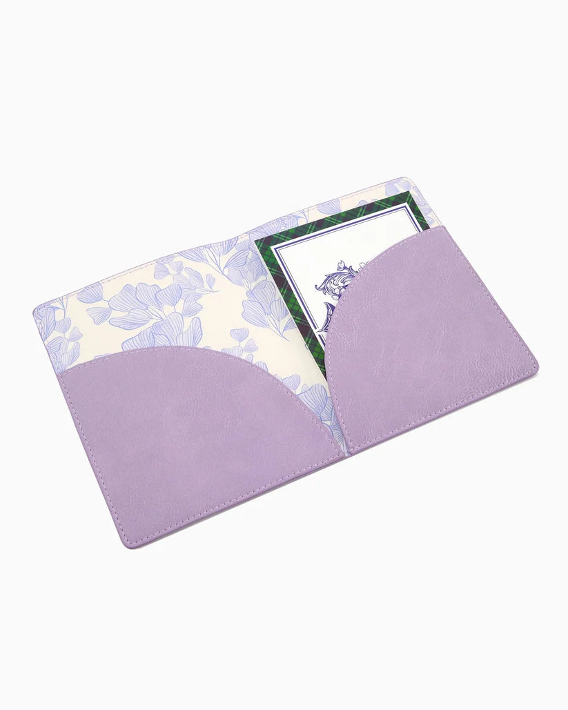 Lilac Mahjong card holder on a white background