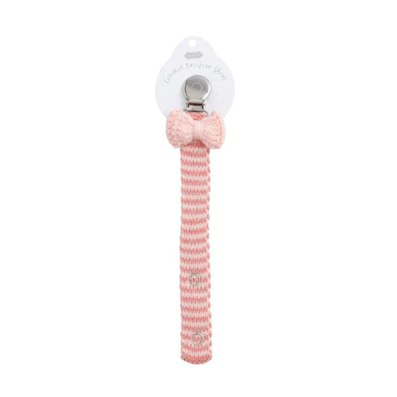 Light Pink Bow Crochet Pacy Strap