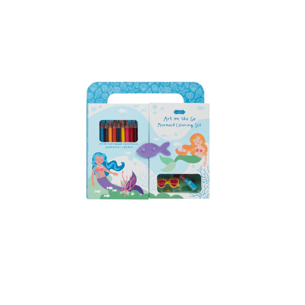 Art On The Go Mermaid Coloring Set