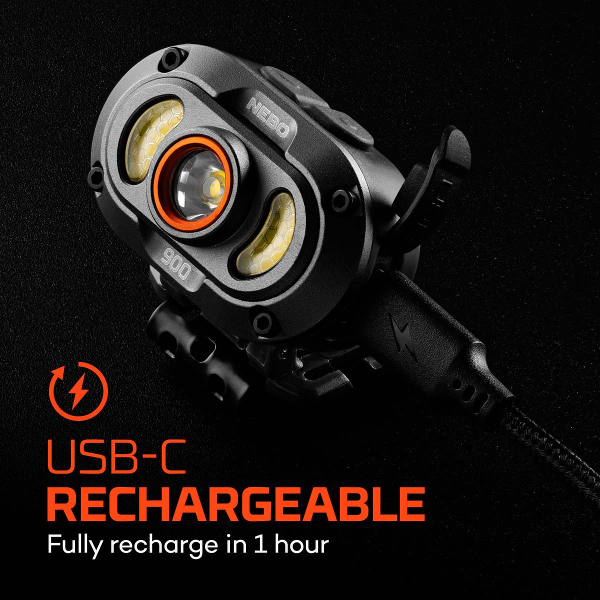 NEBO Mycro 900+ Headlamp And Cap light