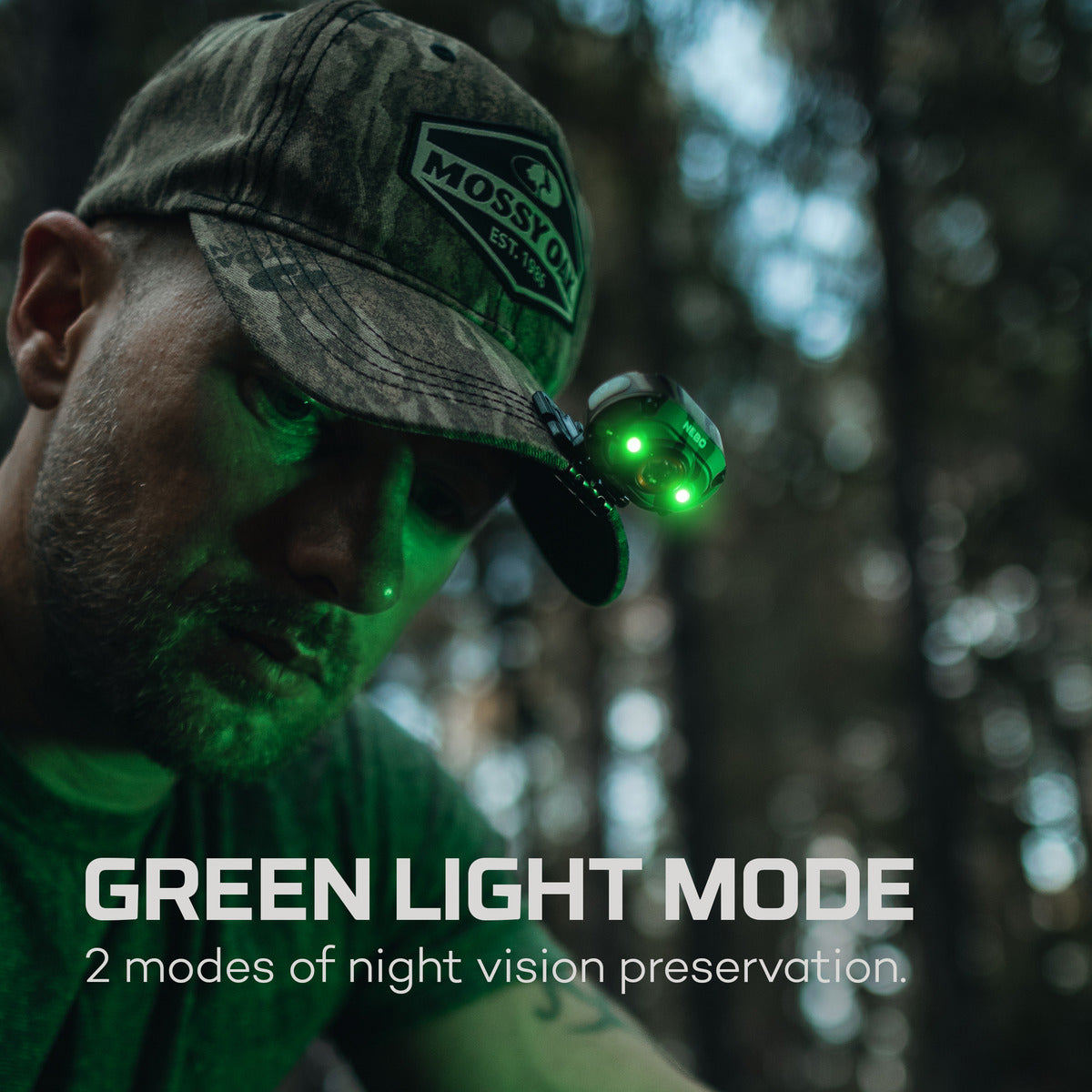 NEBO Mycro 450 Headlamp And Caplight