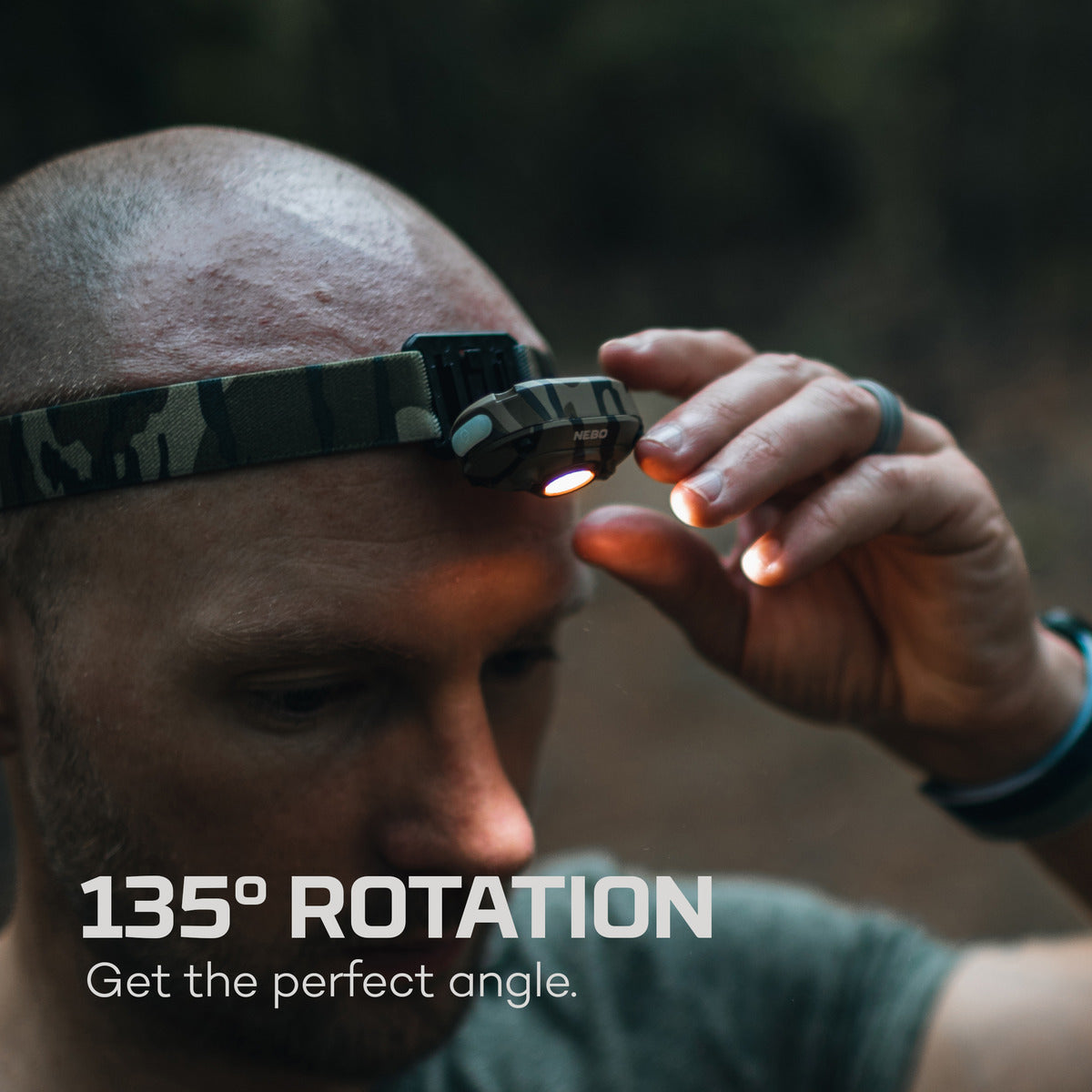 NEBO Mycro 450 Headlamp And Caplight