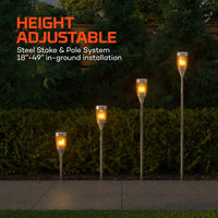 NEBO Solar Torch With Steel Pole