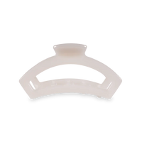 Open Teletie Hair Clip | Coconut White
