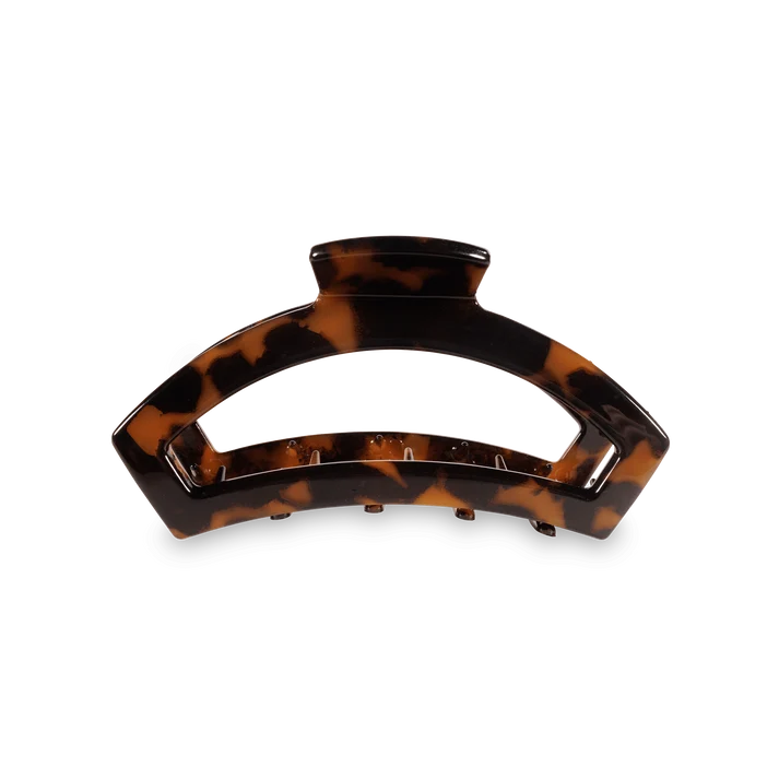 Open Teletie Hair Clip | Tortoise