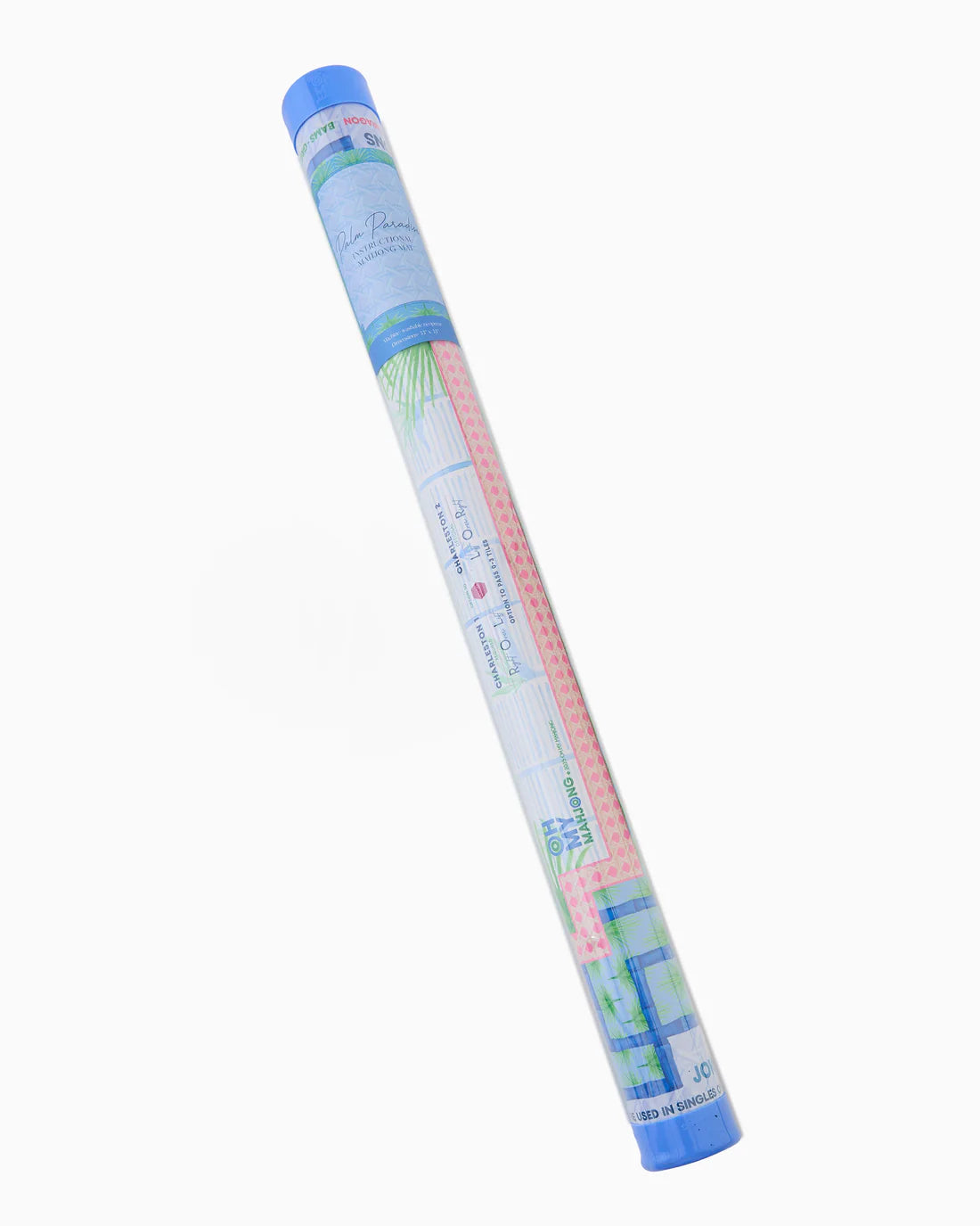 Oh My Mahjong Neoprene Mahjong Mats - Palm Paradise In Tube